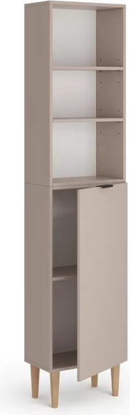 Изображение товара Стеллаж Monofix Одос с одной дверцей (капучино)