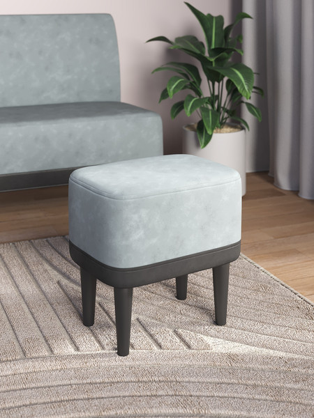 Изображение товара Пуф Monofix Одос (велюр/серый жемчуг №8)