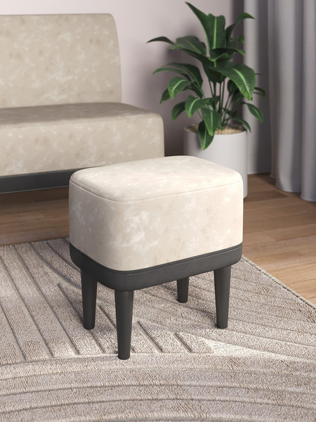 Изображение товара Пуф Monofix Одос (велюр/светло-бежевый №10)