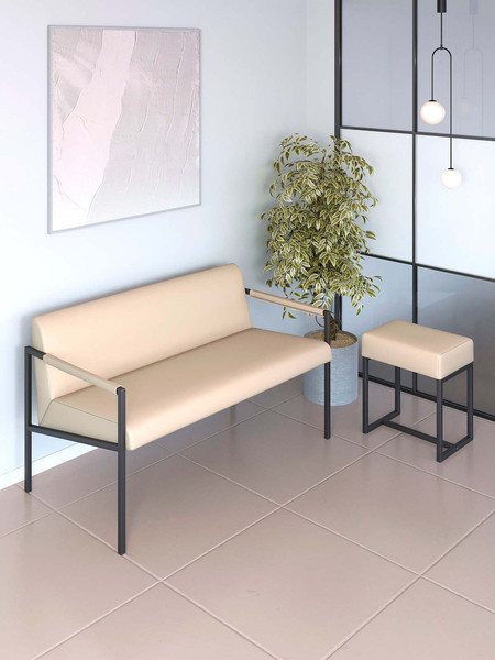 Изображение товара Пуф Monofix Юнта (экокожа/кремовый)