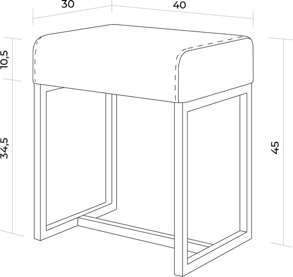 Изображение товара Пуф Monofix Юнта (экокожа/кремовый)