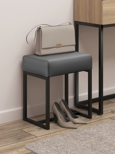 Изображение товара Пуф Monofix Юнта (экокожа/серый)