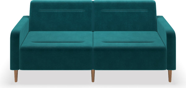 Изображение товара Диван Monofix Фоксет 202см (велюр/изумрудный №20)