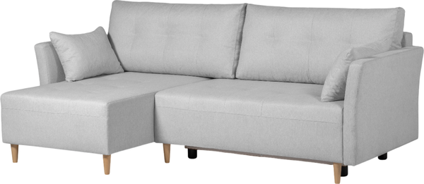 Изображение товара Диван угловой Mio Tesoro Руан 547 (светло-серый 1585)