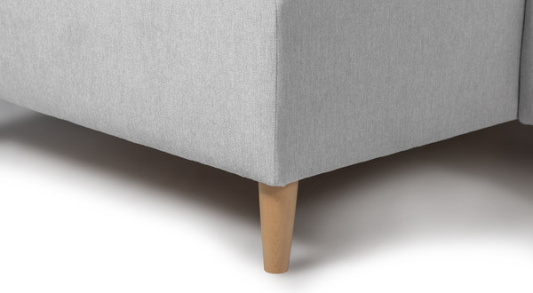 Изображение товара Диван угловой Mio Tesoro Руан 547 (светло-серый 1585)