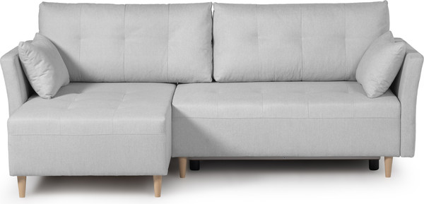 Изображение товара Диван угловой Mio Tesoro Руан 547 (светло-серый 1585)