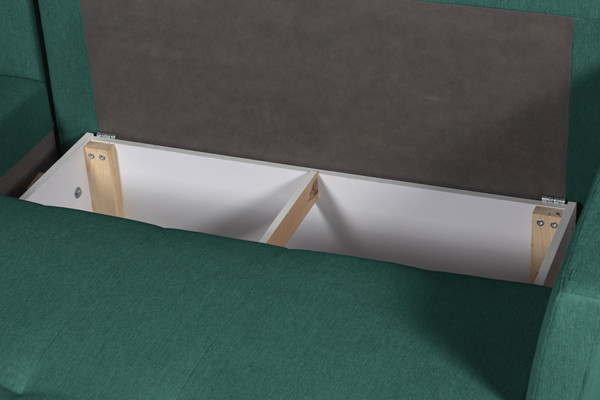 Изображение товара Диван угловой Mio Tesoro Руан 547 (зеленый 1586)