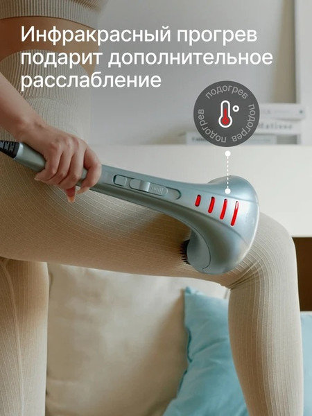 Изображение товара Массажер электронный CleverCare Silver Swan / CC-021SW (голубой)