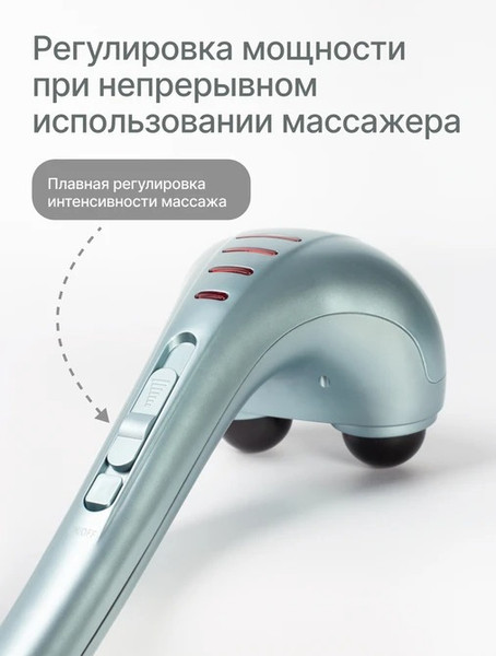 Изображение товара Массажер электронный CleverCare Silver Swan / CC-021SW (голубой)