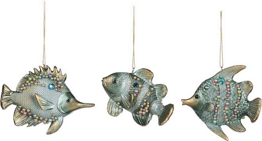 Изображение товара Елочная игрушка Goodwill Xmas 2024 Тропическая рыба / MO 96347