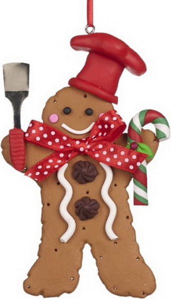 Изображение товара Елочная игрушка Goodwill Xmas 2024 Пряничный человечек с леденцом / KL 60407_1