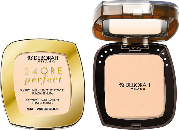 Изображение товара Пудра компактная Deborah Milano 24Ore Perfect Compact Foundation тон 01R (9г)