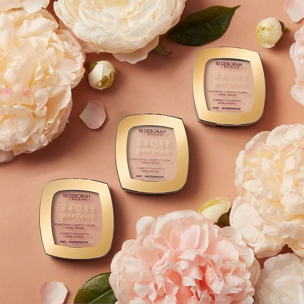 Изображение товара Пудра компактная Deborah Milano 24Ore Perfect Compact Foundation тон 02 (9г)