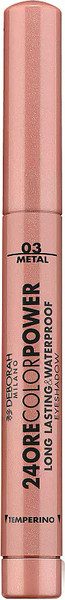 Изображение товара Тени для век Deborah Milano 24 Ore Color Power Eyeshadow тон 03 розово-бронзовый (1.4г)