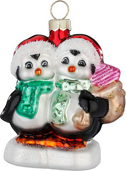 Изображение товара Елочная игрушка Inge's Christmas Festive Fun. Пара пингвинов / 64909H120