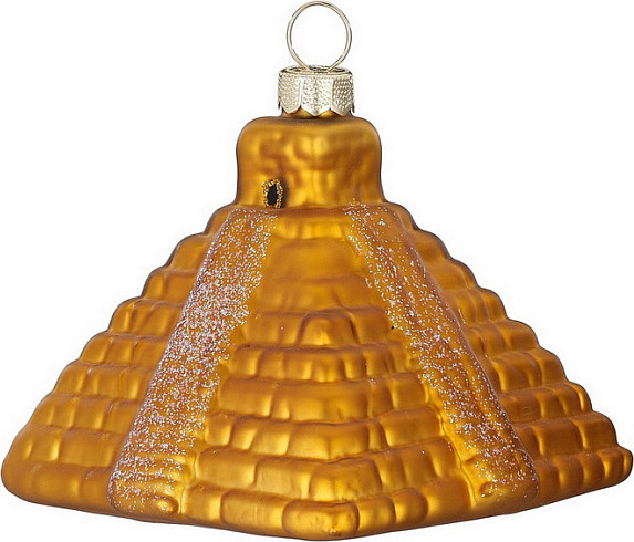 Изображение товара Елочная игрушка Inge's Christmas Figural Glass Ornaments. Пирамида / 64902H120