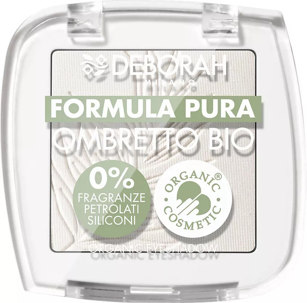 Изображение товара Тени для век Deborah Milano Formula Pura Ombretto Bio тон 01 (2.5г)