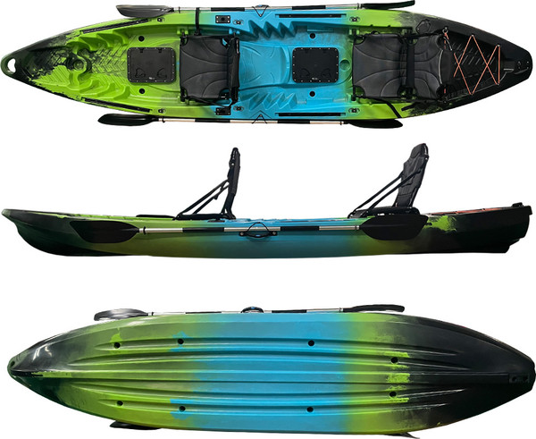 Изображение товара Каяк BarrakuDA SOT390 (черный/зеленый/синий)