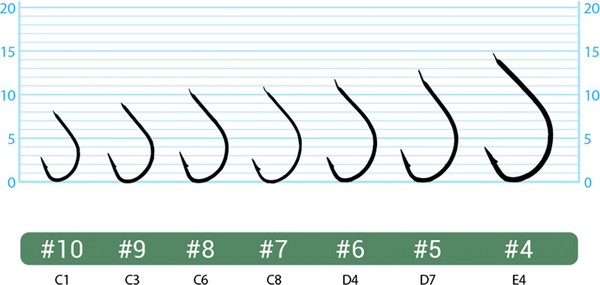 Изображение товара Набор крючков рыболовных Owner Umi Tanago nickel №10 / 50062-10 (17шт)