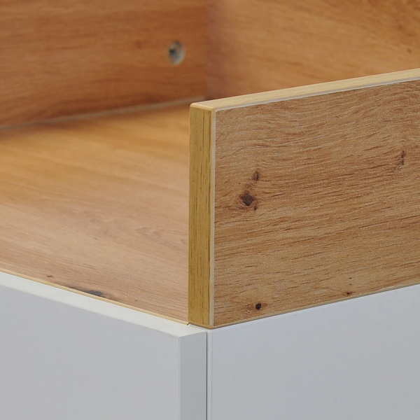 Изображение товара Прикроватная тумба Dipriz Melamine Д.20055.1 (белый/артизан)