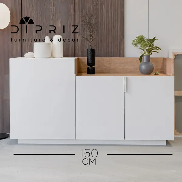 Изображение товара Тумба Dipriz Melamine Д.20059.1 (белый/артизан)