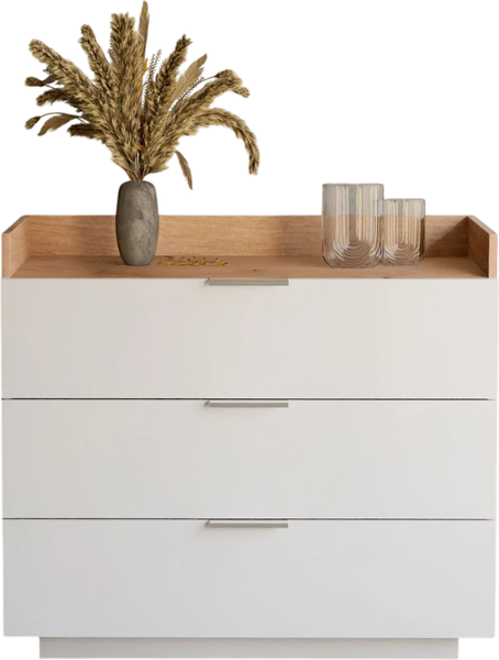 Изображение товара Комод Dipriz Melamine Д.20056.1 (белый/артизан)