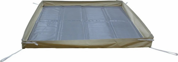 Изображение товара Палатка Митек Нельма Куб-1 с полом без лунок (оранжевый бежевый/хаки)