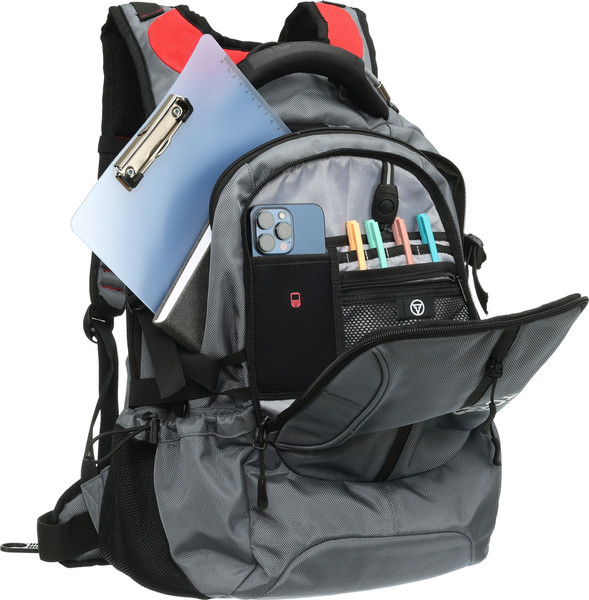 Изображение товара Рюкзак Torber Drive T2373 (серый/красный)