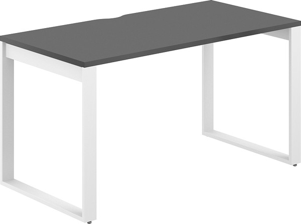 Изображение товара Письменный стол Norden 160x80x75 / AG.109.AN.V.72.WH (белый/антрацит)