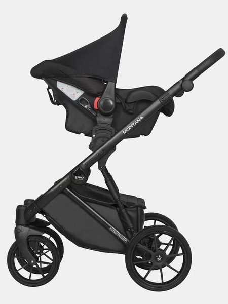 Изображение товара Детская универсальная коляска Riko Montana Ecco 3 в 1 (24, Graphite)