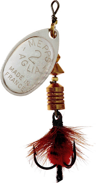 Изображение товара Блесна Mepps Aglia Mouche Silver/Red Fly №2 / 529086
