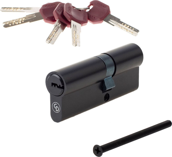 Изображение товара Цилиндровый механизм замка Code Deco ZM-80(35/45)-BLM