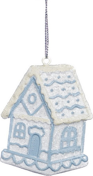 Изображение товара Елочная игрушка Goodwill Xmas 2024 Пряничный домик голубой / MC 38235