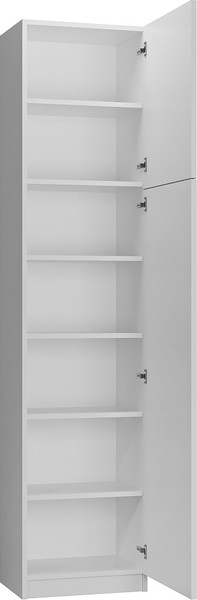 Изображение товара Шкаф-пенал Макс Стайл Kart 36 Egger 222.6x50x42 / 4B4250 (белый классический W960 ST7)