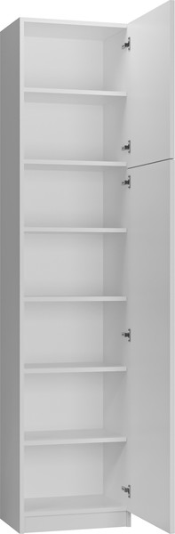 Изображение товара Шкаф-пенал Макс Стайл Falcon Fidji Egger 240x50x50 / 4C5050 (белый классический W960 ST7)