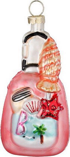 Изображение товара Елочная игрушка Inge's Christmas Figural Glass Ornaments. Сумка на колесиках / 64895H120