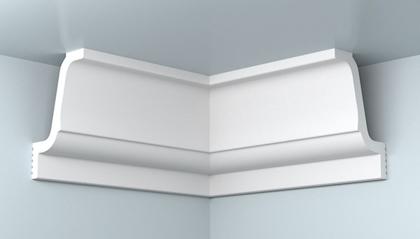 Изображение товара Уголок для потолочного плинтуса ПЛИНТЭКС Внутренний J 40/60 SC