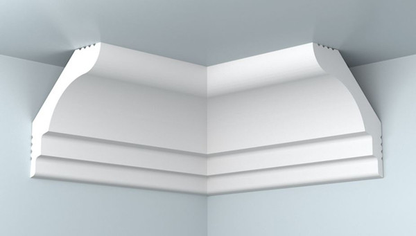 Изображение товара Уголок для потолочного плинтуса ПЛИНТЭКС Внутренний P 45/50