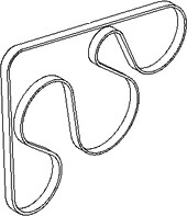 Изображение товара Ремень генератора Hyundai/KIA 252122E820