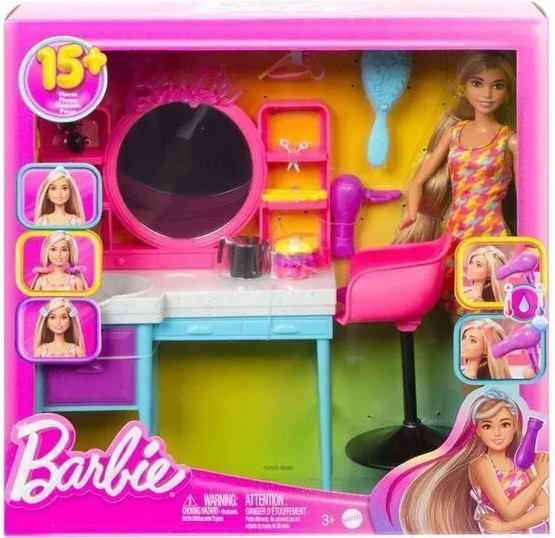 Изображение товара Кукла с аксессуарами Mattel Barbie Туалетный столик с аксессуарами HKV00