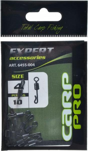 Изображение товара Набор вертлюгов рыболовных Carp Pro Quick Change № 4 / 6455-004 (10шт)
