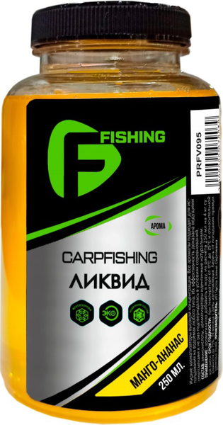 Изображение товара Ароматизатор рыболовный F-Fishing Ликвид Carp PRFV095 (250мл, манго/ананас)