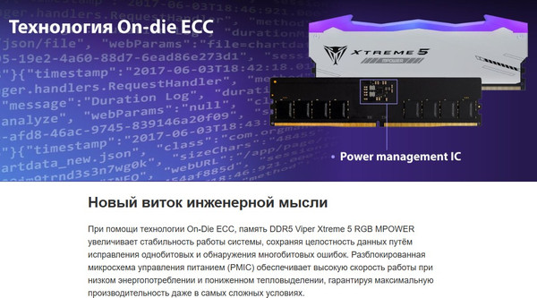 Изображение товара Оперативная память DDR5 Patriot PVXR532G64C32KM