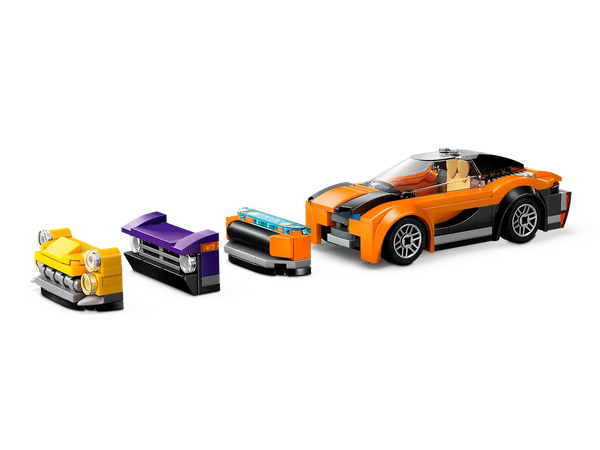 Изображение товара Конструктор Lego City Грузовик-автовоз со спортивными автомобилями / 60408