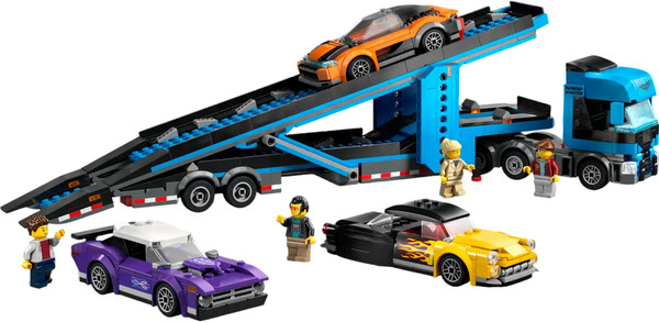 Изображение товара Конструктор Lego City Грузовик-автовоз со спортивными автомобилями / 60408