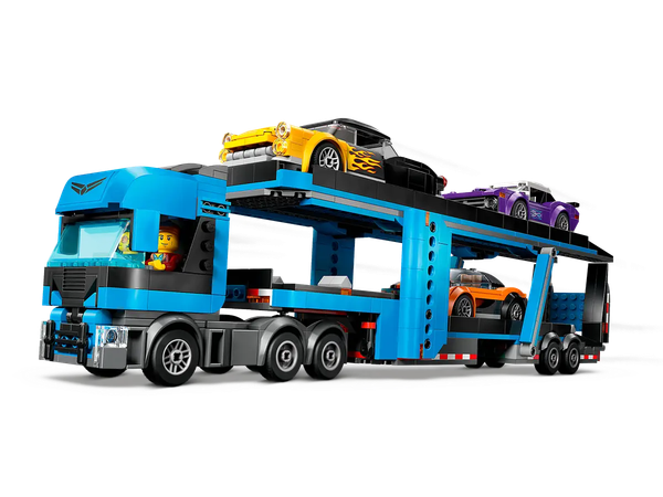Изображение товара Конструктор Lego City Грузовик-автовоз со спортивными автомобилями / 60408
