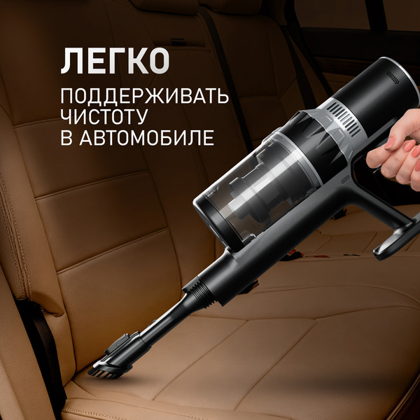 Изображение товара Вертикальный пылесос Weissgauff V12 BLDC 400 Nero Turbo