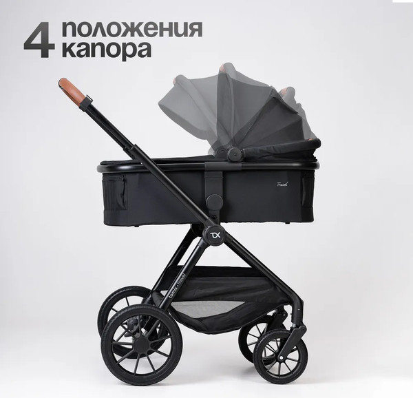 Изображение товара Детская универсальная коляска Tomix Travel 2в1 Z1/2 (Black)