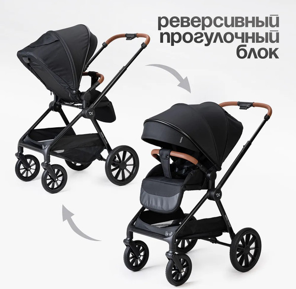 Изображение товара Детская универсальная коляска Tomix Travel 2в1 Z1/2 (Black)