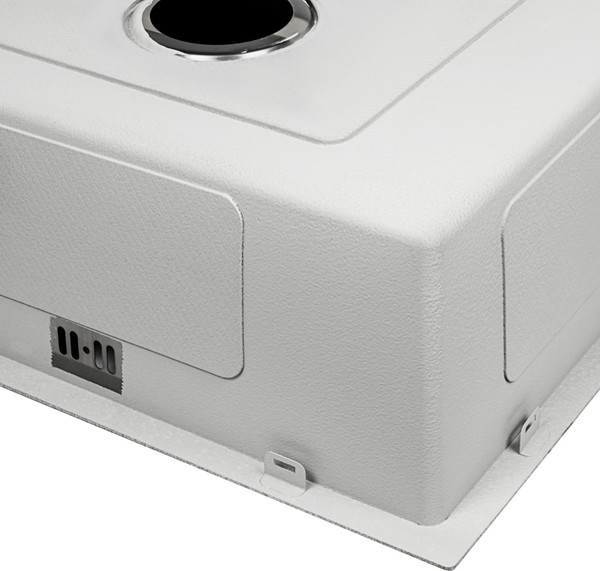 Изображение товара Мойка кухонная Arfeka Eco AR PVD Nano Decor Millet Grains 45x45 (черный)